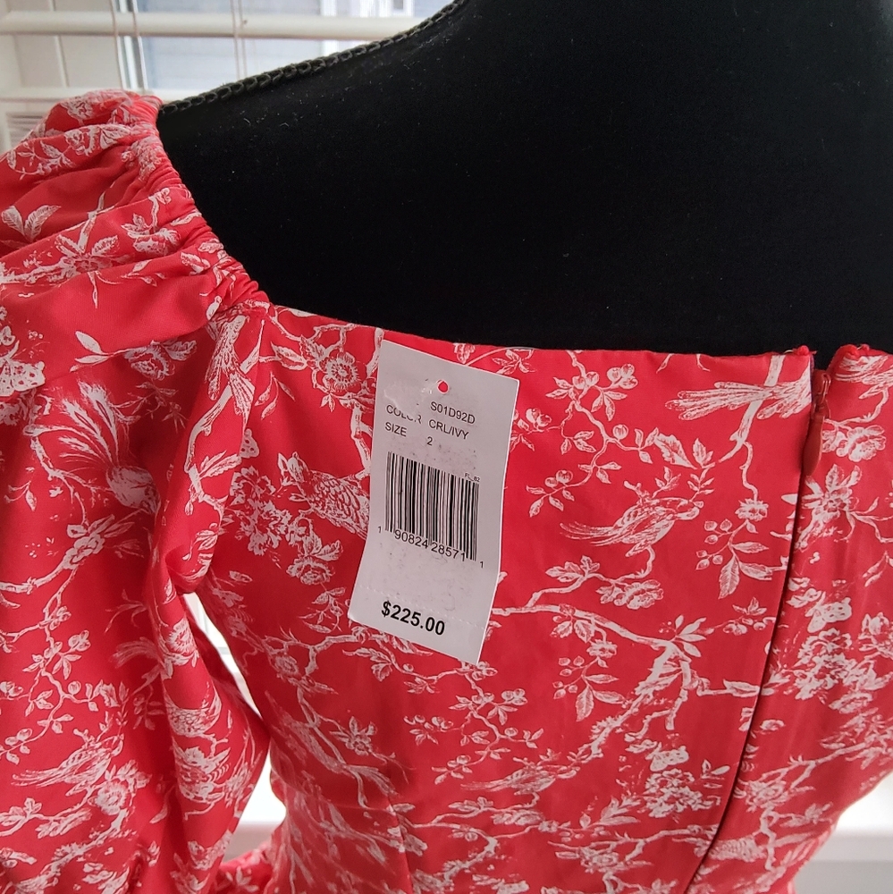 Sachin & Babi Catherine Puff Sleeve Faux Wrap Mini Dress - Picture 6 of 16